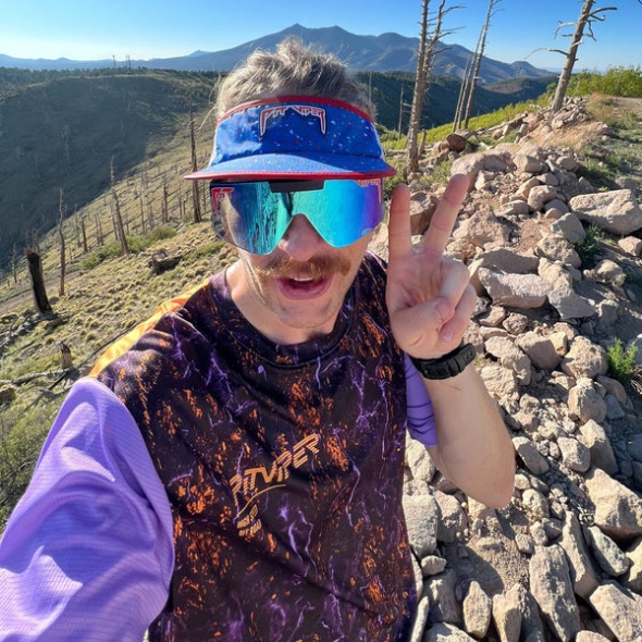 Pit Viper Blue Ribbon Super Visor