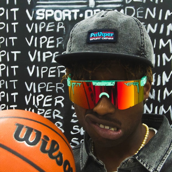 Pit Viper Sport Denim Unstructured Hat